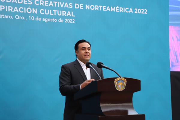 Acude Luis Nava a la inauguración del Foro de Ciudades Creativas de Norteamérica 2022