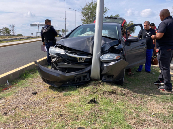 AUDIO: Aparatoso choque en Prolongación Zaragoza