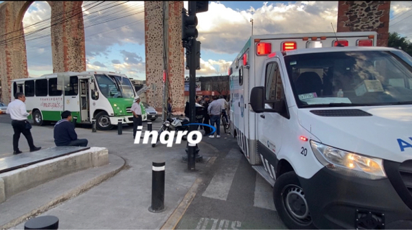AUDIO: Motociclista fue arrollado en Calzada de Los Arcos