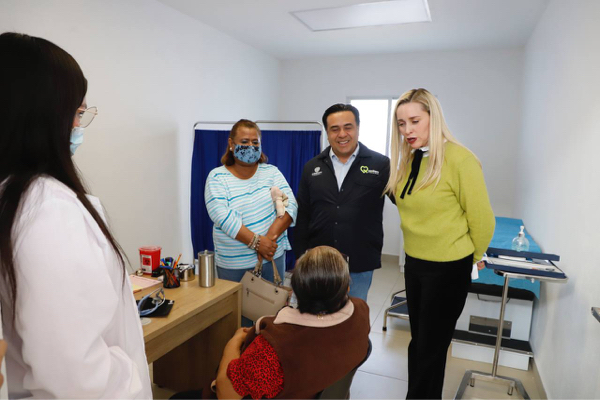 AUDIO- Supervisan Luis Nava y Arahí Domínguez el Centro Integral Médico Contigo “Nzaki
