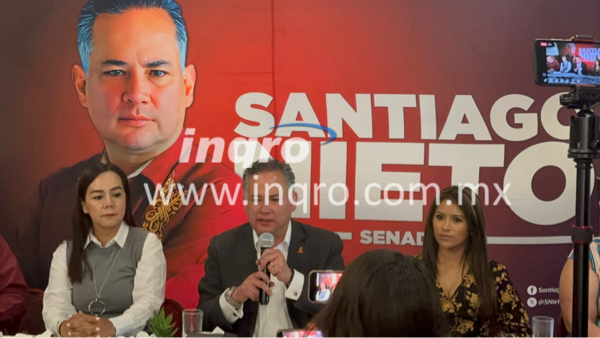 Presenta Santiago Nieto su propuesta del agua