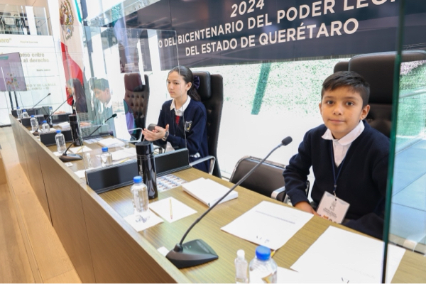 Congreso de Querétaro realiza Parlamento Infantil