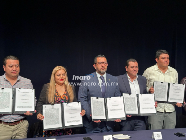 Trabaja Gobierno y municipios en generar condiciones de gobernabilidad; signan convenio de colaboración: Carlos Alcaraz