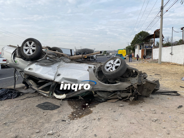 AUDIO: Aparatoso accidente en la libre a Celaya