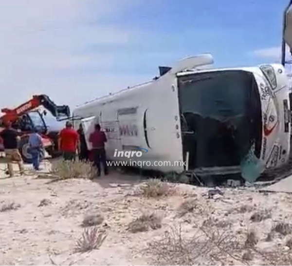 Trasladan hoy vía aérea a queretanos que se accidentaron en Coahuila: Martina Pérez