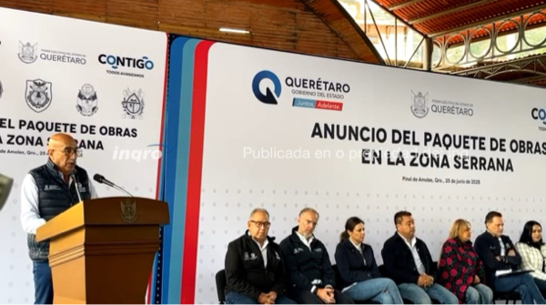 AUDIO-Gobernador anuncia obras en la Sierra Gorda por 90 MDP