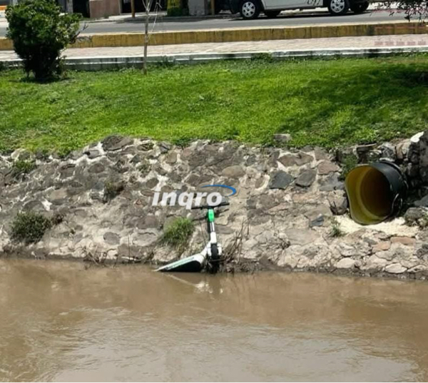 AUDIO: Scooter aventado al río no registró daños